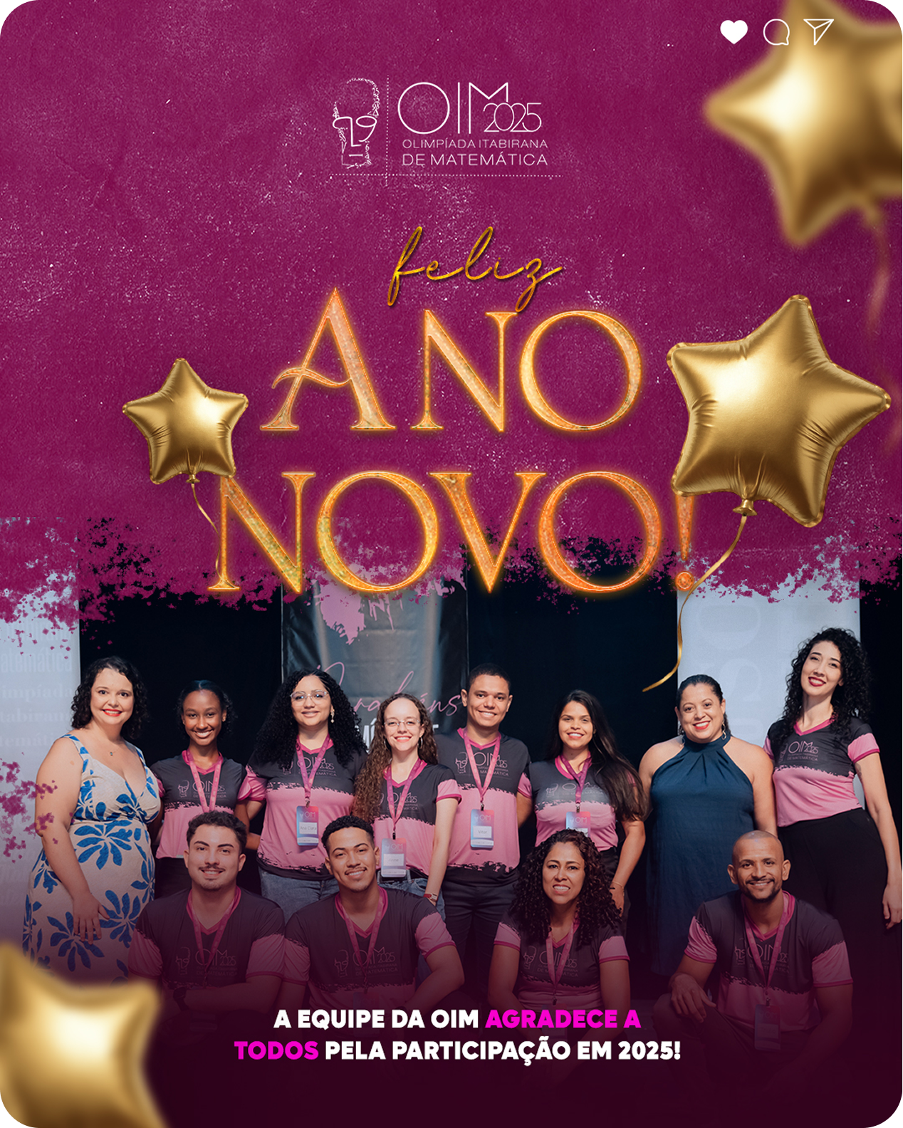 Post do Instagram OIM 2